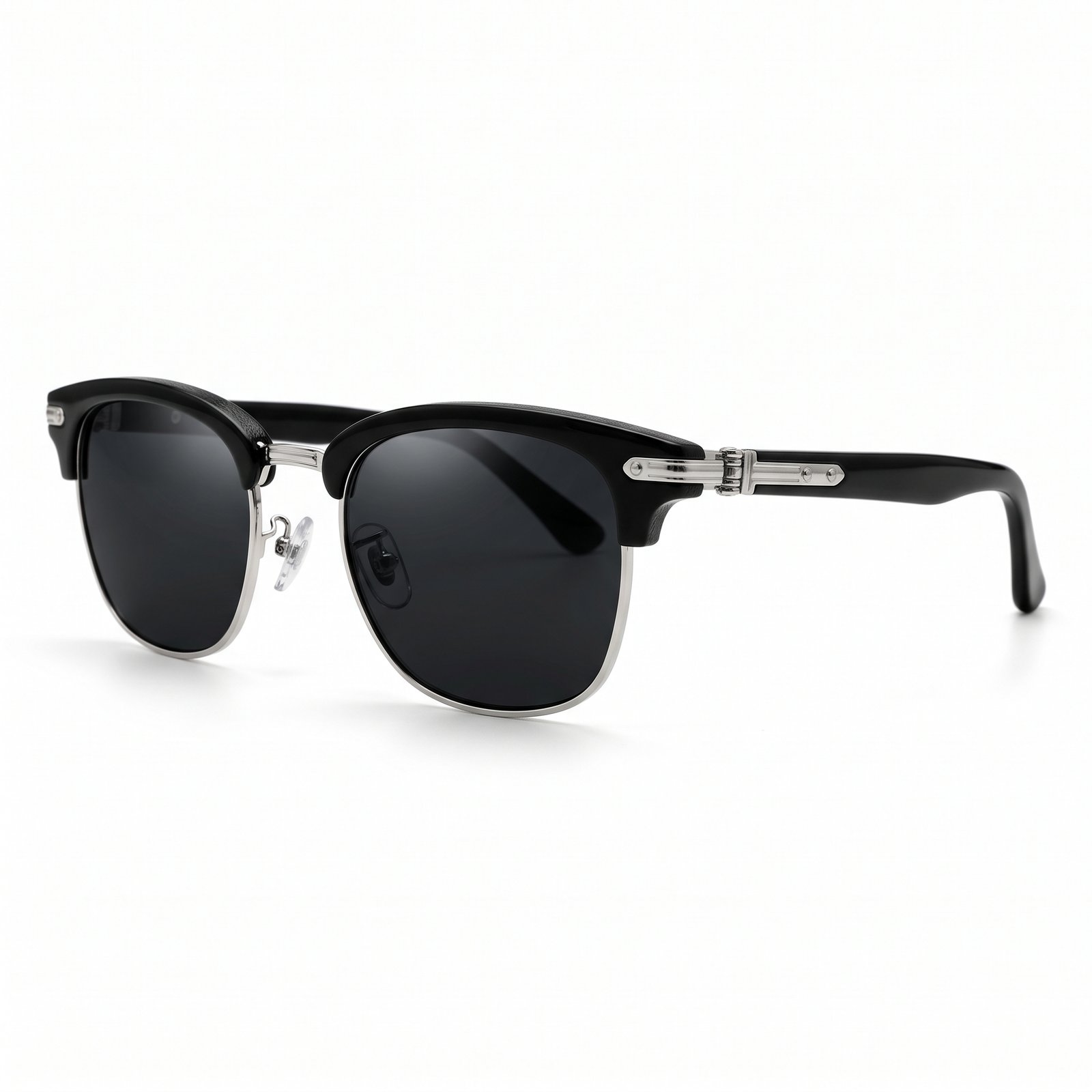 Black & Silver Clubmaster - Image 2