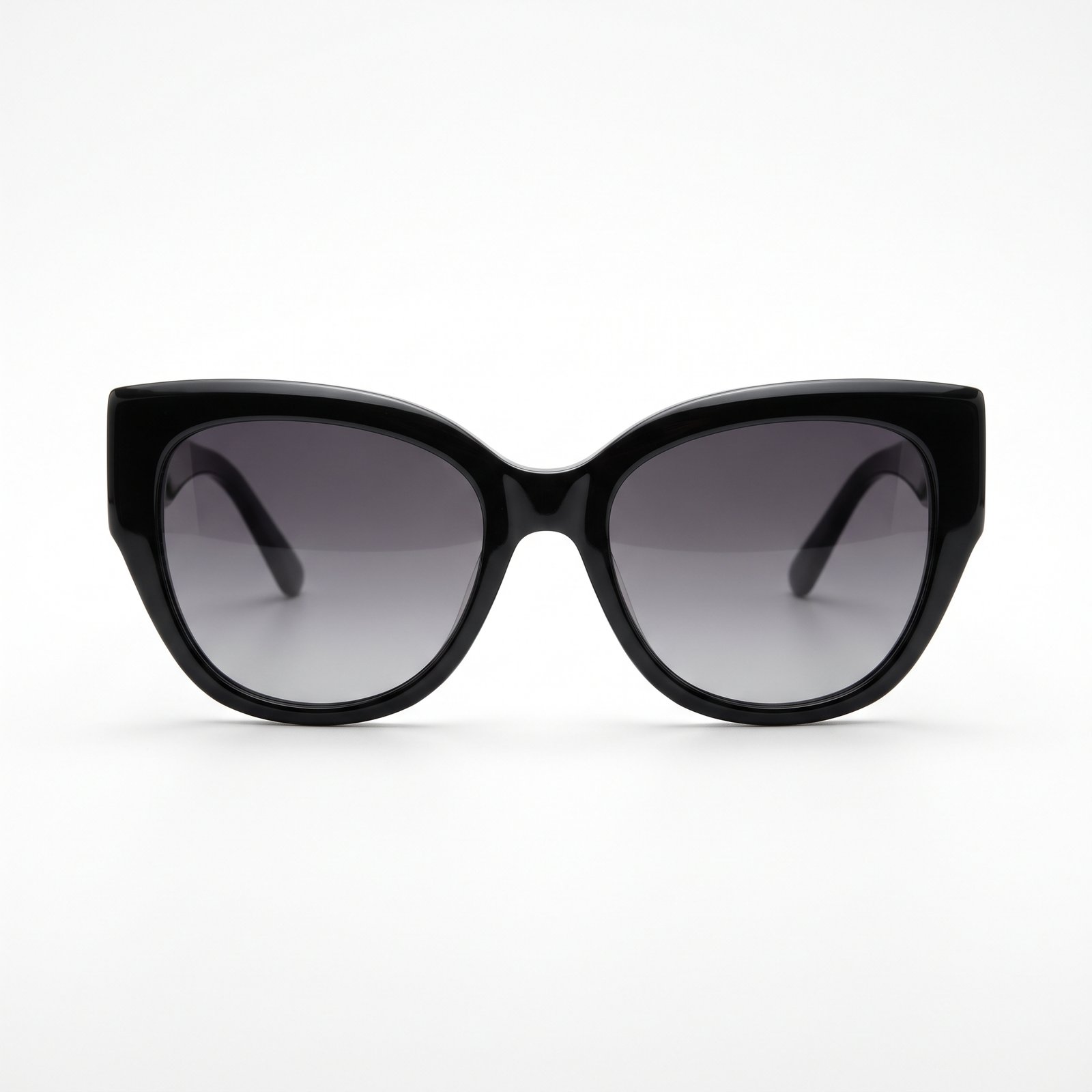 Oversized Black Cat-Eye